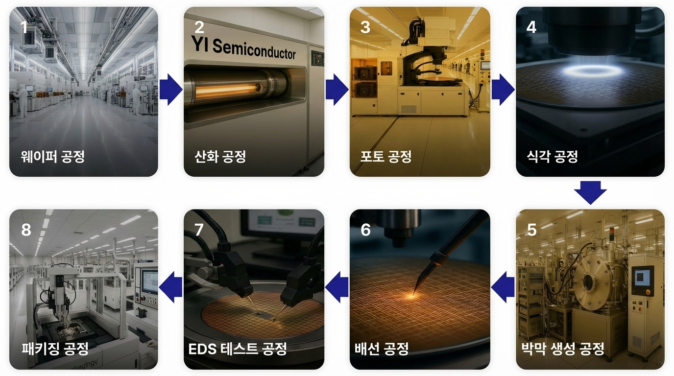 메모리 반도체 8대 공정